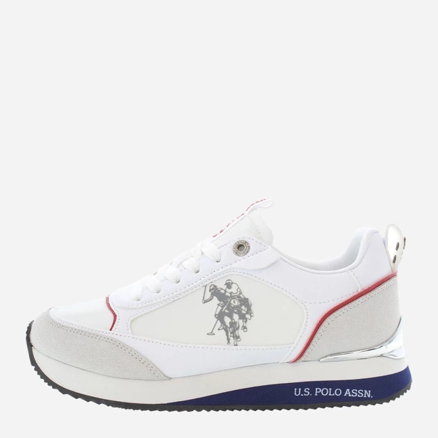 Buty sportowe damskie U.S. Polo Assn uspfrisby004w-whi 37 Białe (8055197449707) - obraz 3