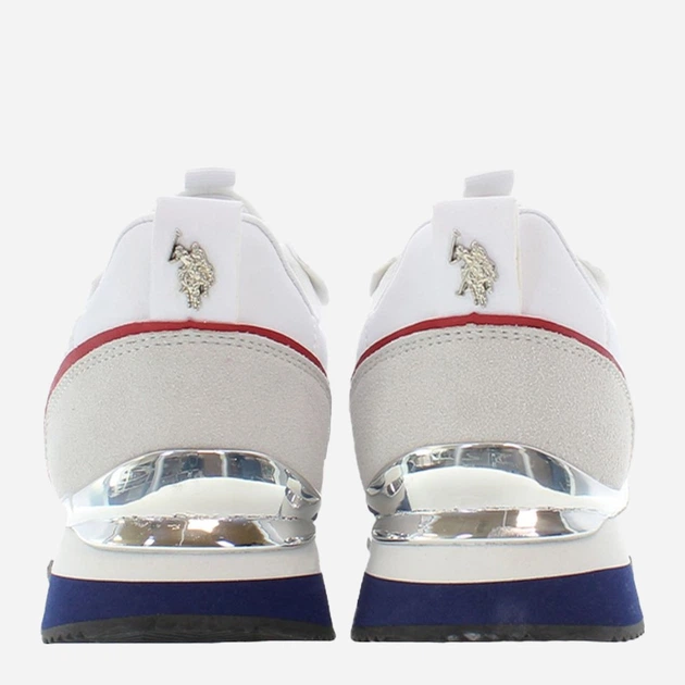 Buty sportowe damskie U.S. Polo Assn uspfrisby004w-whi 36 Białe (8055197449691) - obraz 4