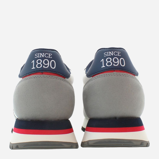 Sneakersy męskie do kostki U.S. Polo Assn uspjustin001m-whi 42 Wielokolorowe (8055197454190) - obraz 4