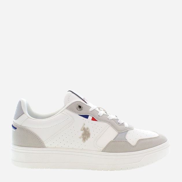 Чоловічі кеди низькі U.S. Polo Assn uspkosmo001m-whi 42 Білі (8055197488232) - зображення 1