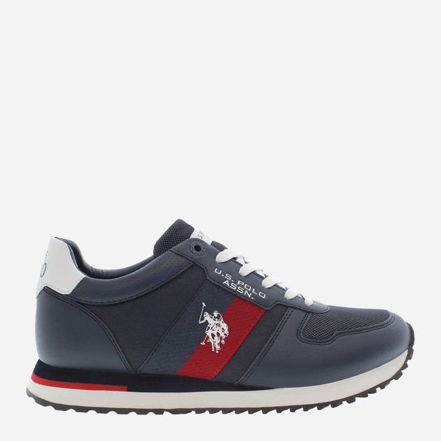 Buty sportowe męskie do kostki U.S. Polo Assn uspxirio007m-dbl 46 Granatowe (8055197485606) - obraz 1