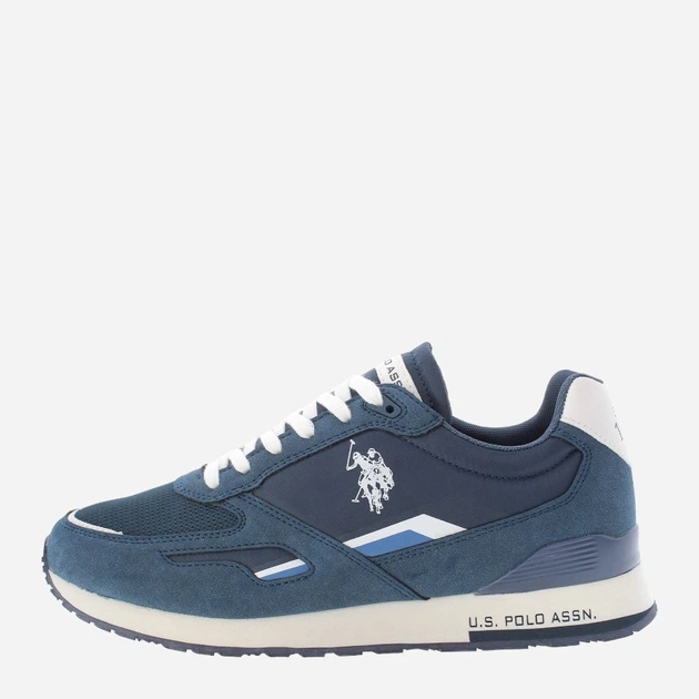 Sneakersy męskie U.S. Polo Assn usptabry003m-blu 41 Niebieskie (8055197488362) - obraz 3