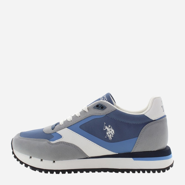 Sneakersy męskie do kostki U.S. Polo Assn uspjustin001m-avi 45 Niebieskie (8055197454015) - obraz 3