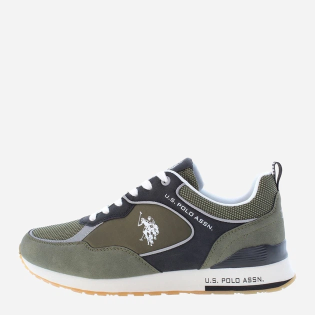 Sneakersy męskie U.S. Polo Assn usptabry007m-mil 44 Zielone (8055197478721) - obraz 3