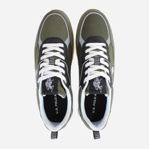 Sneakersy męskie U.S. Polo Assn usptabry007m-mil 43 Zielone (8055197478714) - obraz 5