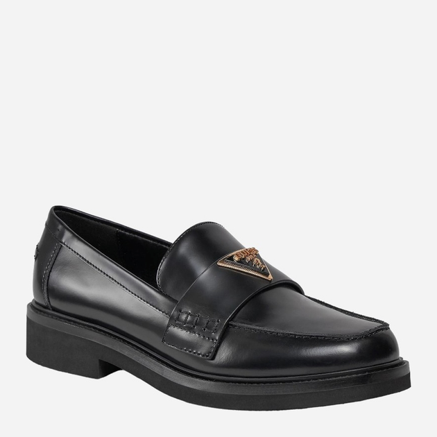 Loafersy damskie skórzane Guess gssflpshalea14black 40 Czarne (7626101094606) - obraz 2