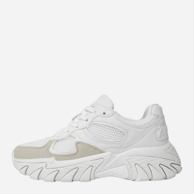 Sneakersy damskie Guess gssfljnorele12white 36 Białe (7626101696039) - obraz 3
