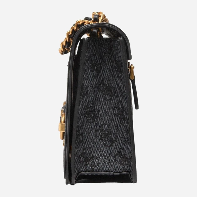 Torebka crossbody damska z łańcuszkiem Guess gsrhwsb8654210clo Ciemnoszara (7619342587044) - obraz 3
