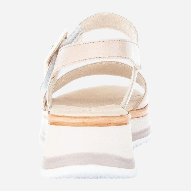 Sandały damskie skórzane na platformie Gabor gab42744-58 38 Mleczne (4066558240103) - obraz 4