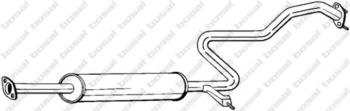 Резонатор Nissan Maxima QX 94-00 Bosal (287703) - зображення 1