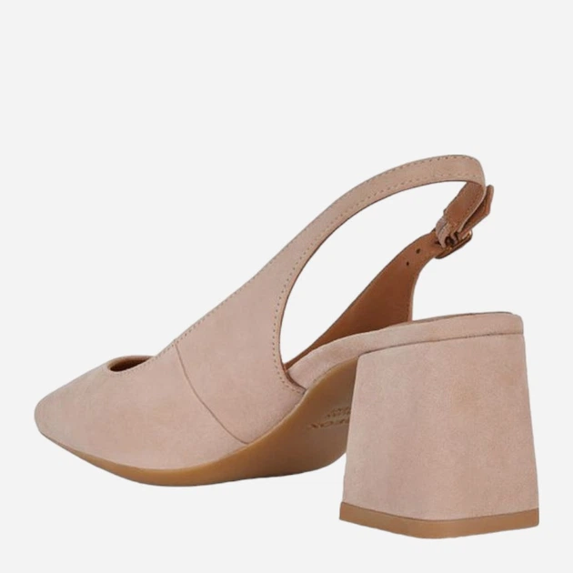 Sandały damskie na słupku skórzane Geox geod45vcc00021c8156 37 Beżowe (8056206490284) - obraz 3