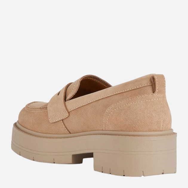Loafersy damskie skórzane Geox geod36vdi00022c8191 37 Beżowe (8056206647367) - obraz 3