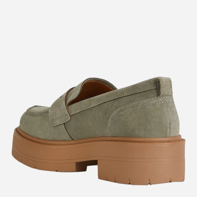 Loafersy damskie skórzane Geox geod36vdi00022c3016 38 Zielone (8056206647169) - obraz 3