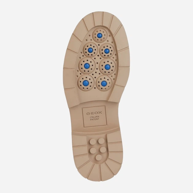 Loafersy damskie skórzane Geox geod36vdi00022c8191 41 Beżowe (8056206647404) - obraz 5