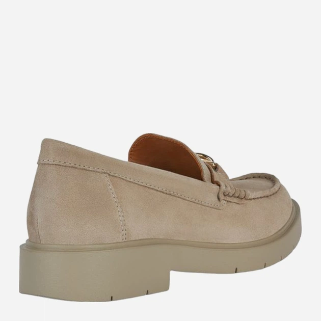Loafersy damskie skórzane Geox geod36qrc00022c5004 39 Beżowe (8056206646650) - obraz 3