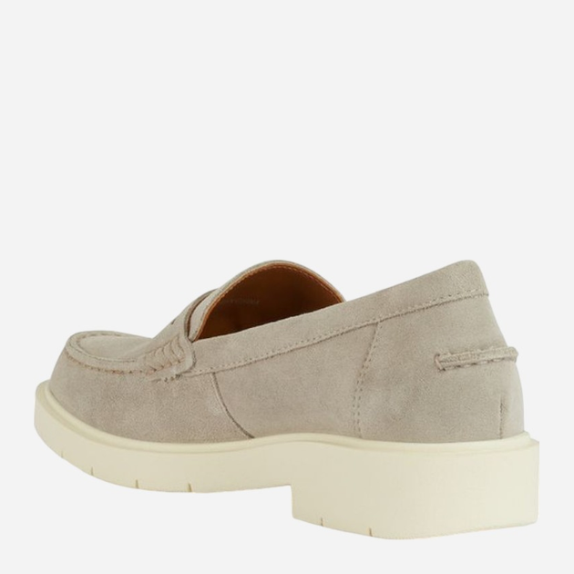Loafersy damskie skórzane Geox geod25qra00022c1010 38 Szare (8056206534292) - obraz 3