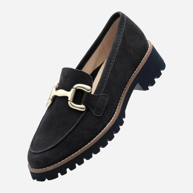 Loafersy damskie skórzane ARA ara1231237-02 40 Ciemnogranatowe (4054928471547) - obraz 5
