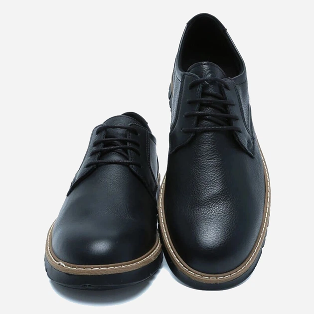 Buty derby męskie skórzane ARA ara1135602-01 42 Czarne (4030221416928) - obraz 8