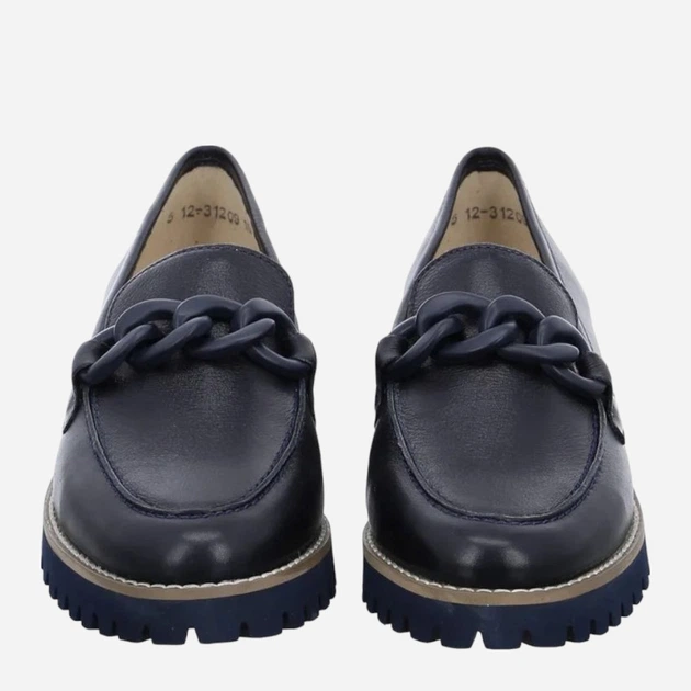 Жіночі лофери зі шкіри ARA ara1231209-16 39 Темно-сині (4054928685449) - зображення 3