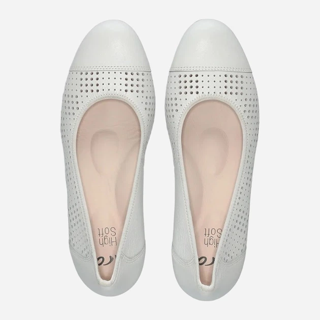 Жіночі човники зі шкіри ARA ara1235827-04 38 Білі (4054928511007) - зображення 3