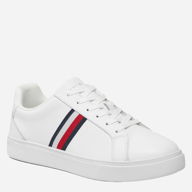 Tenisówki damskie skórzane Tommy Hilfiger thifw0fw07779ybs 39 Białe (8720646041732) - obraz 2