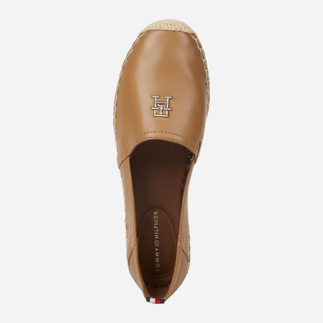 Espadryle damskie skórzane Tommy Hilfiger thifw0fw07720gu9 39 Brązowe (8720646955060) - obraz 5