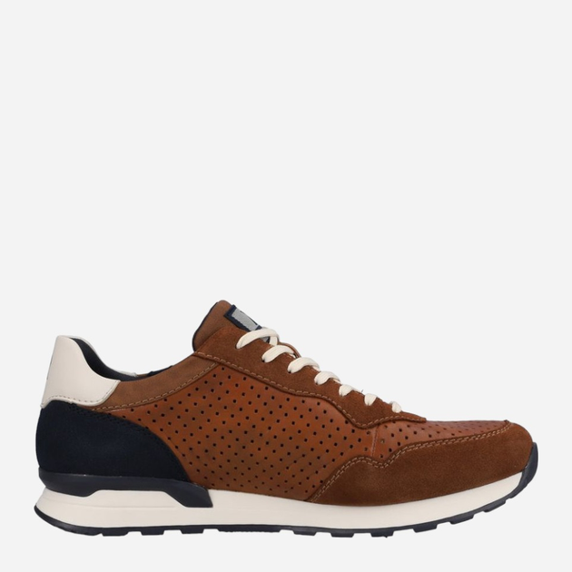 Buty sportowe męskie RIEKER revu0302-24 41 Brązowe (4060596692917) - obraz 3