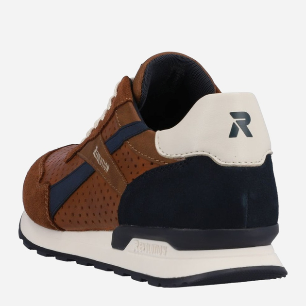 Buty sportowe męskie RIEKER revu0302-24 41 Brązowe (4060596692917) - obraz 4