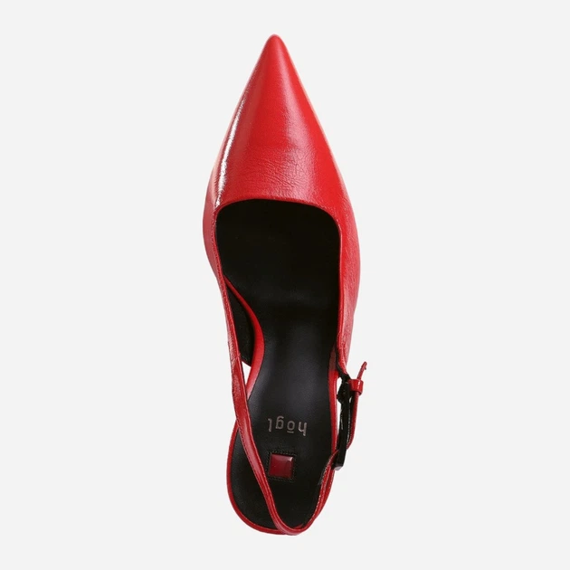 Sandały damskie skórzane Hogl hog7117906-4000 41.5 Czerwone (9010849105171) - obraz 4