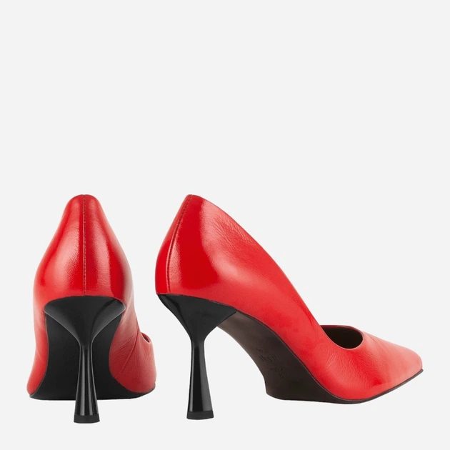 Czółenka damskie skórzane Hogl hog7117706-4000 38 Czerwone (9010849103085) - obraz 3