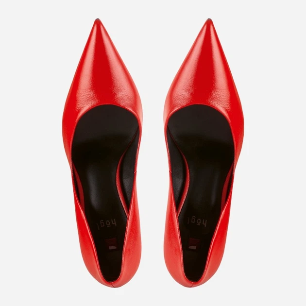 Czółenka damskie skórzane Hogl hog7117706-4000 42 Czerwone (9010849103146) - obraz 4