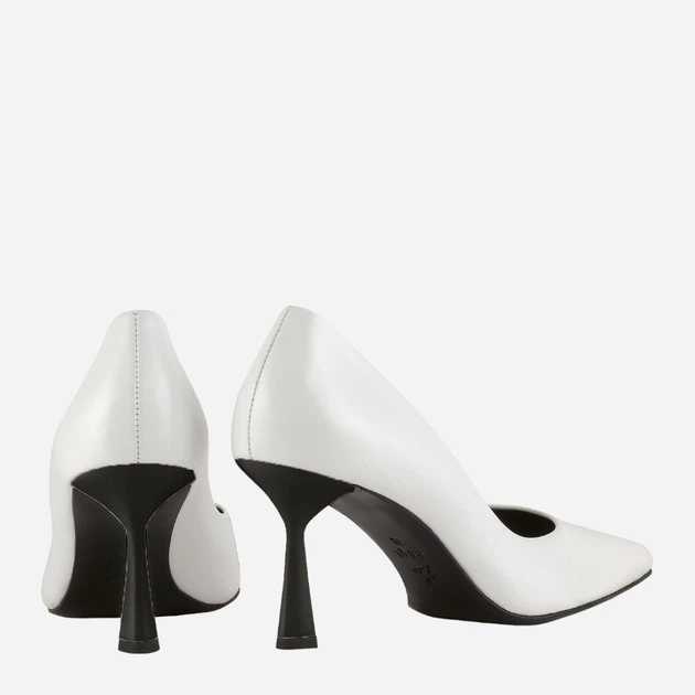 Czółenka damskie skórzane Hogl hog7117706-0200 41.5 Białe (9010849103016) - obraz 3