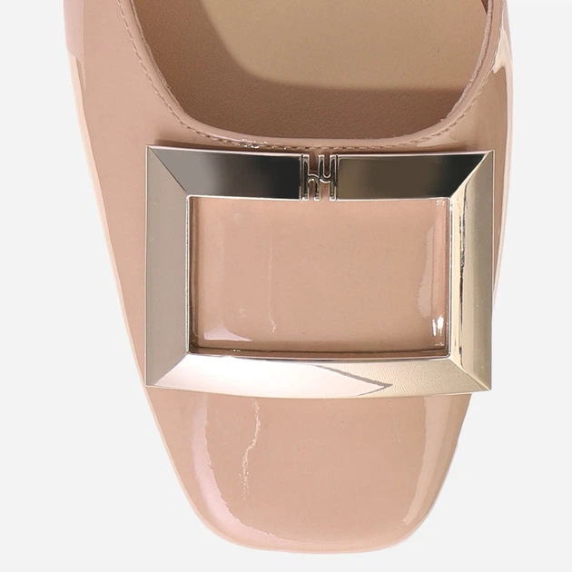 Sandały damskie na słupku skórzane Hogl hog7104124-1800 41.5 Beżowe (9010849087170) - obraz 5