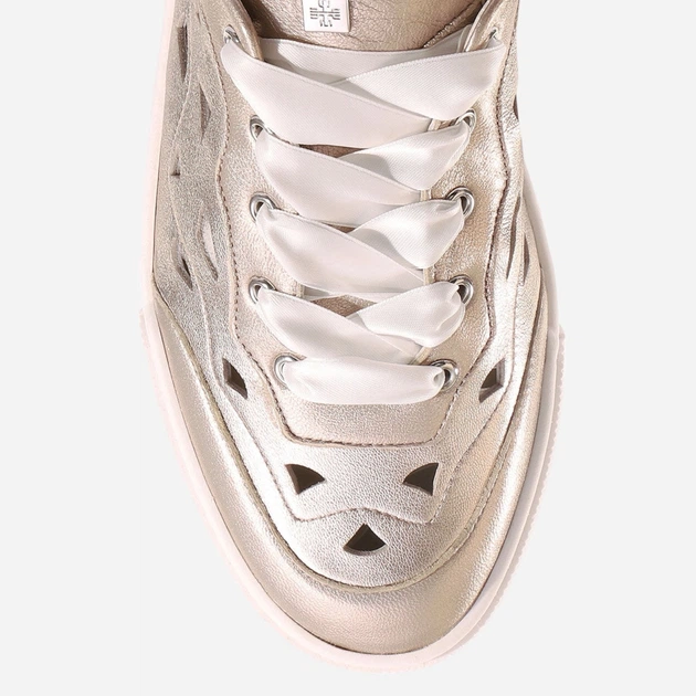 Sneakersy damskie skórzane Hogl hog7103641-7800 41 Złote (9010849084643) - obraz 5