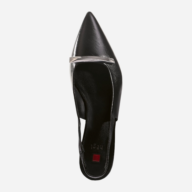 Baleriny damskie skórzane Hogl hog7101926-0100 37 Czarne (9010849076341) - obraz 4
