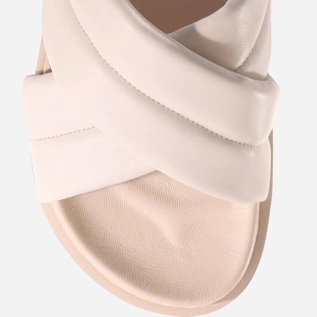 Klapki damskie skórzane Hogl hog7100820-1200 38 Kremowe (9010849066700) - obraz 5