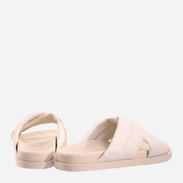 Klapki damskie skórzane Hogl hog7100820-1200 41 Kremowe (9010849066731) - obraz 3