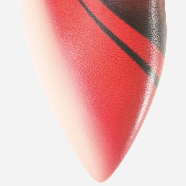 Baleriny damskie skórzane Hogl hog7100027-4099 37.5 Czarny/Czerwony (9010849110472) - obraz 5