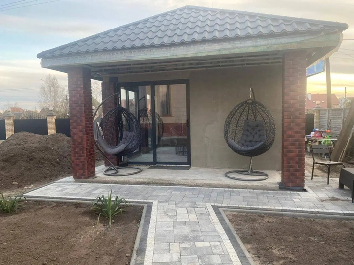 Крісло-кокон Garden Графіт з техноротангу, гойдалка для дачі та саду, гамак підвісний, до 150 кг - Фото 4 Крісло-кокон Garden Графіт з техноротангу, гойдалка для дачі та саду, гамак підвісний, до 150 кг - зображення 4