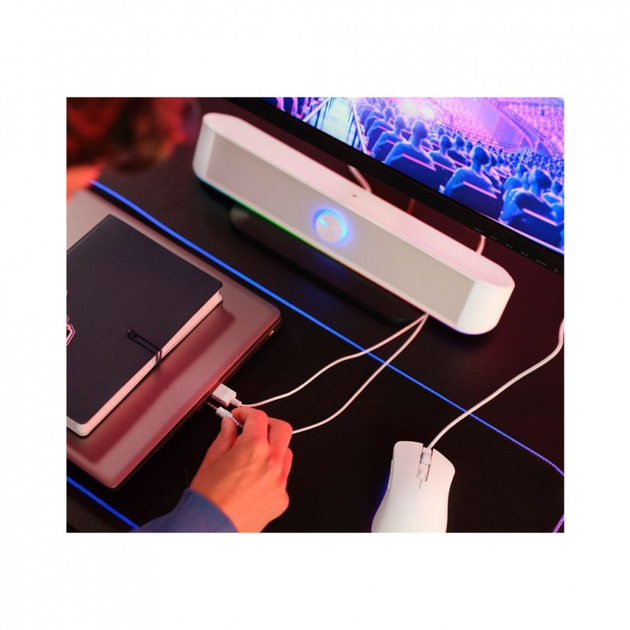 Акустическая система Trust GXT 619W Thorne RGB Illuminated Soundbar White (25110) (202965) - изображение 9