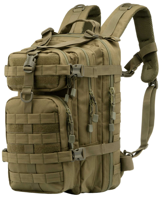Рюкзак тактичний 2Е, 25L, Molle, зелений (2E-MILTACBKP-25L-OG) - зображення 1