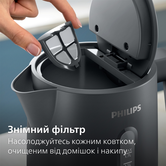 Електрочайник PHILIPS Essentials Collection Series 1000 HD9314/90 - зображення 6