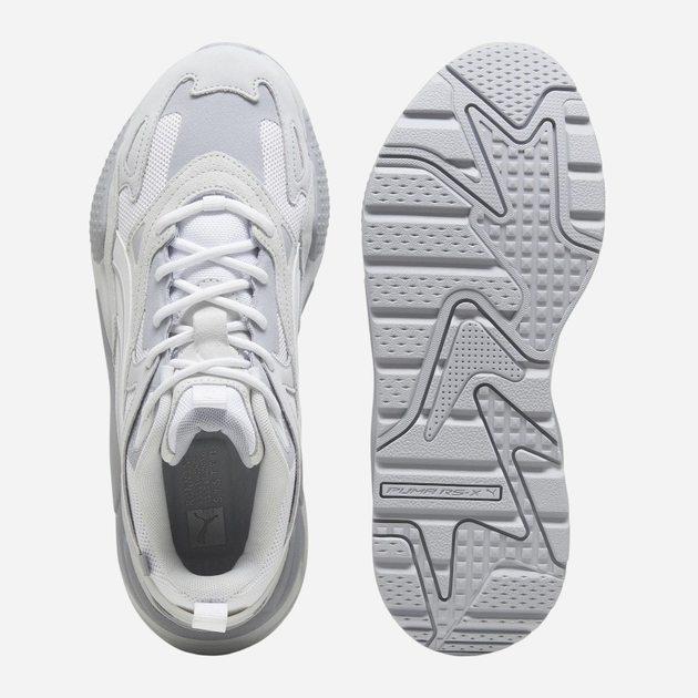 Чоловічі снікери Puma puma39077622 46 Білі з сірим (4099686520076) - зображення 3