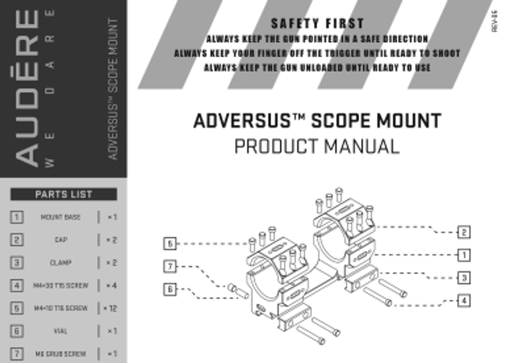 Моноблок AUDERE Adversus Gen 2 Diam 40 H38 25 MOA - зображення 2