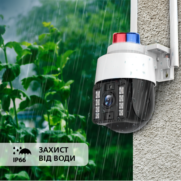 Вулична поворотна WI-FI IP-камера відеоспостереження IP WiFi Q15 v380 3 Мп з віддаленим доступом (2941) - зображення 8