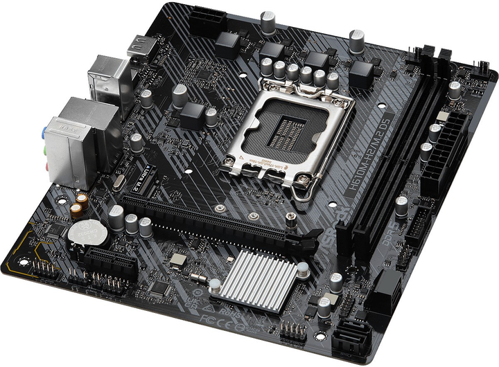 Материнская плата ASRock H610M-H2/M.2 D5 (s1700, Intel H610, PCI-Ex16) - изображение 3