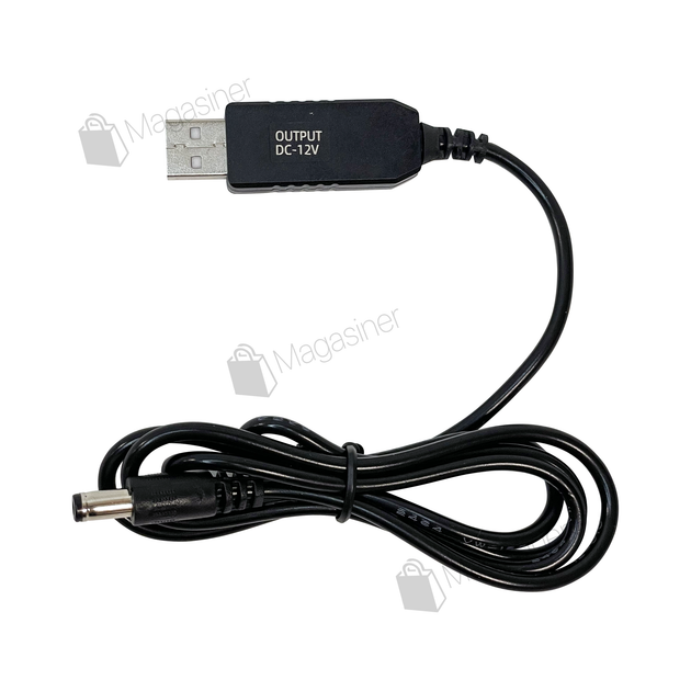 Кабель шнур для роутера/терминала DC USB 5V на 12V DC 5.5х2.1 от повербанка 12 В (2479-1) - Фото 3 Кабель шнур для роутера/терминала DC USB 5V на 12V DC 5.5х2.1 от повербанка 12 В (2479-1) - изображение 3