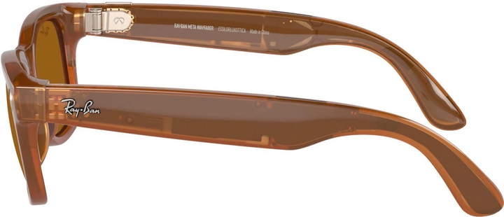 Смарт-очки Ray-Ban Meta Wayfarer Shiny Caramel Frame Brown Lenses (RW4006 670683 50-22) - Фото 3 Смарт-очки Ray-Ban Meta Wayfarer Shiny Caramel Frame Brown Lenses (RW4006 670683 50-22) - изображение 3