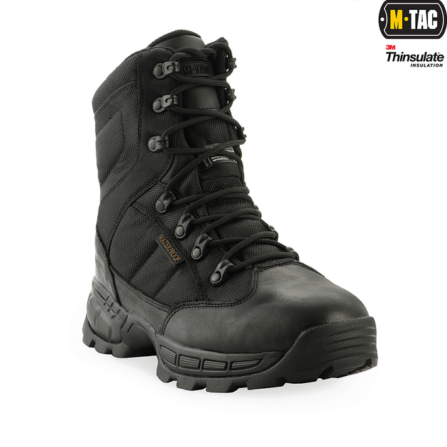 Тактичні зимові черевики Thinsulate M-Tac Black 43 - зображення 2
