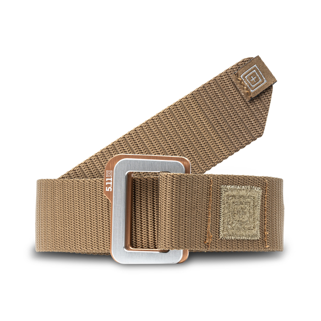 Пояс тактичний 5.11 TRAVERSE DOUBLE BUCKLE BELT L Kangaroo - зображення 1